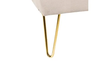 Benicio Sängram 180x200 cm - Beige/Guld - Products - Möbler - Säng - Sängram & sängstomme