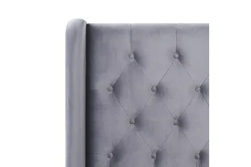 Bernie Sängram 140x200 cm - Grå/Guld - Products - Möbler - Säng - Sängram & sängstomme