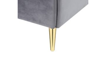 Bernie Sängram 160x200 cm - Grå/Guld - Products - Möbler - Säng - Sängram & sängstomme