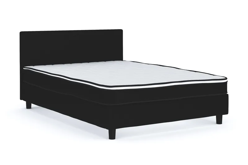 Billingen Komplett Sängpaket 140x200 cm - Svart - Products - Möbler - Säng - Kontinentalsäng