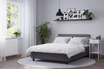 Billingen Komplett Sängpaket 180x200 cm - Grå - Products - Möbler - Säng - Kontinentalsäng