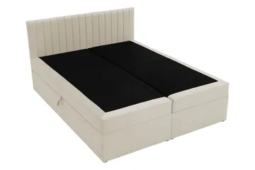Calrosor Sängpaket Kontinentalsäng med Förvaring 140x200 cm - Svart - Products - Möbler - Säng - Komplett sängpaket