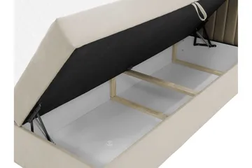Calrosor Sängpaket Kontinentalsäng med Förvaring 160x200 cm - Beige - Products - Möbler - Säng - Komplett sängpaket