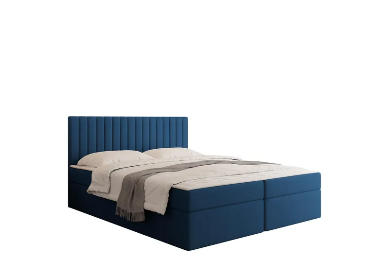Calrosor Sängpaket Kontinentalsäng med Förvaring 180x200 cm, Blå