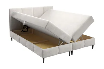 Celestine Förvaringssäng 200x200 cm - Grön - Products - Möbler - Säng - Komplett sängpaket