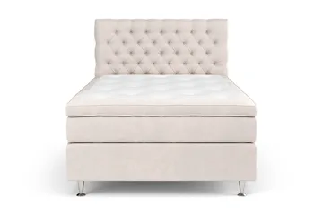 Celine Sängpaket 120x200 cm, Beige / Sammet