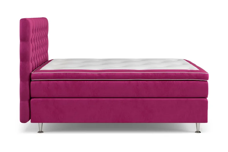 Celine Sängpaket 120x200 cm - Rosa/Sammet - Products - Möbler - Säng - Kontinentalsäng