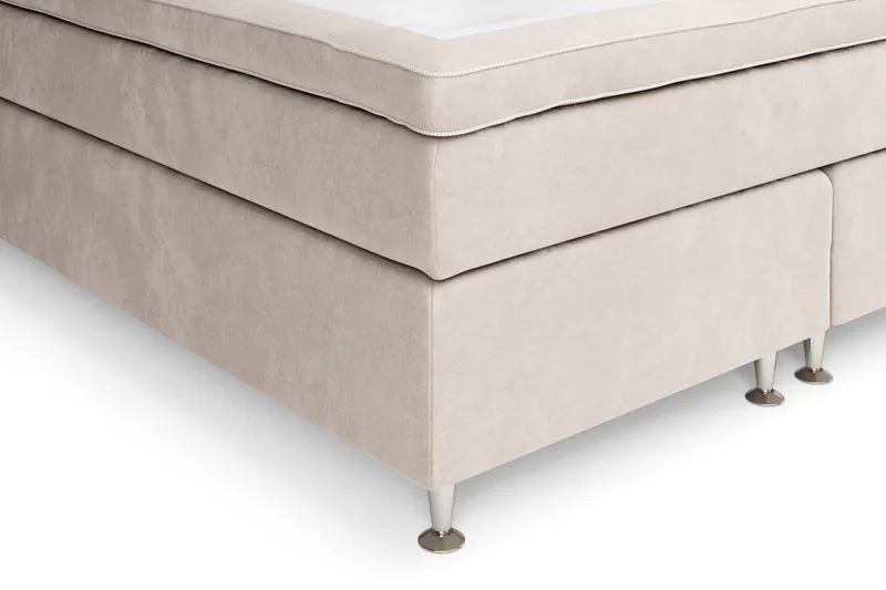 Celine Sängpaket 160x200cm - Beige / Sammet - Products - Möbler - Säng - Kontinentalsäng