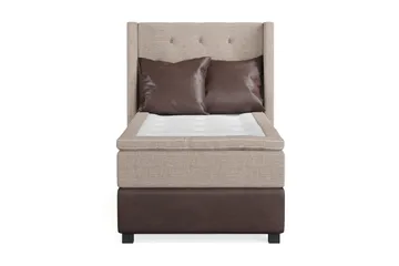 Cuba Sängpaket 105x200 med Två Bruna Kuddar - (+Fler val) Beige/Brun - Products - Möbler - Säng - Kontinentalsäng