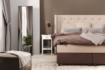 Cuba Sängpaket 210x210 med Tre Beiga Kuddar - (+Fler val) Beige/Brun - Products - Möbler - Säng - Kontinentalsäng
