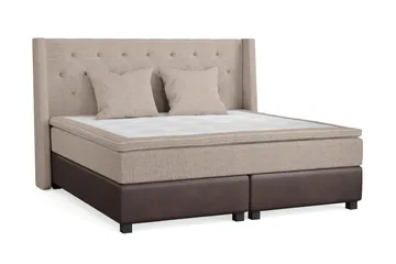 Två beiga kuddar ingår - Beige/Brun