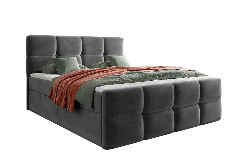 Derry Sängram 180x200 cm Dark grey