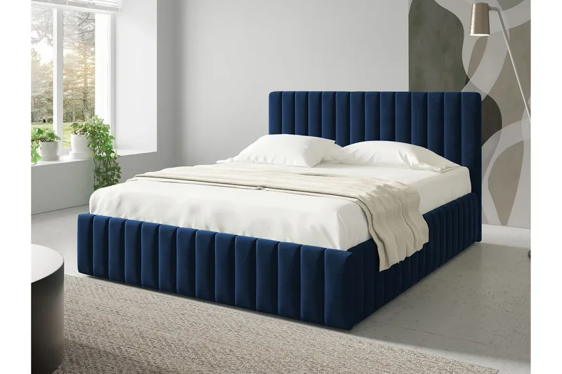 Desio Förvaringssäng 160x200 cm - Beige - Products - Möbler - Säng - Säng med förvaring