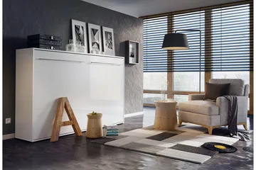 Concept Pro Sängskåp 90x200 cm Wilson & Wood Vit - Products - Möbler - Säng - Gästsäng & extrasäng - Sängskåp