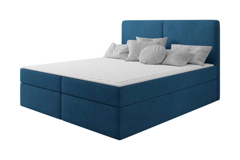 Garris Sängpaket Kontinentalsäng 140x200 cm, Blå