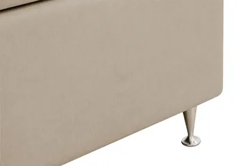 Hilton Lyx Komplett Sängpaket 180x200 cm Kontinentalsäng med knappad sänggavel - Beige - Products - Möbler - Säng - Kontinentalsäng