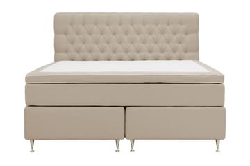Hilton Lyx Komplett Sängpaket 180x200 cm Kontinentalsäng med knappad sänggavel