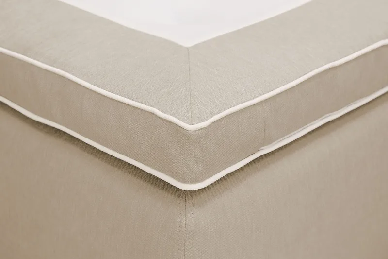 Hilton Plus Kontinentalsäng med Förvaring 160x200 cm - Beige - Products - Möbler - Säng - Enkelsäng