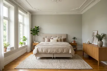 Hilton Premium Kontinentalsäng 160x200 cm - Beige Tyg - Products - Möbler - Säng - Kontinentalsäng
