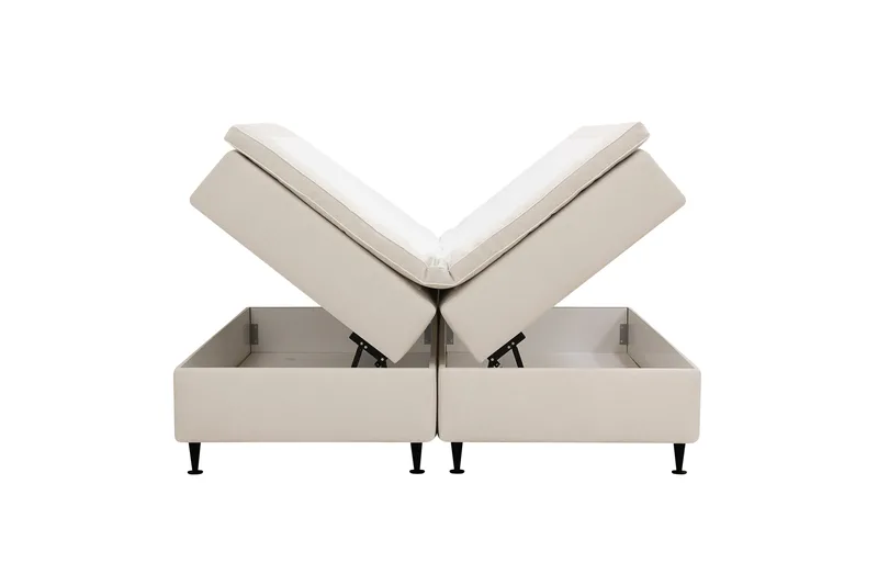 Hilton Plus Kontinentalsäng med Förvaring 160x200 cm - Ljusbeige - Products - Möbler - Säng - Säng med förvaring