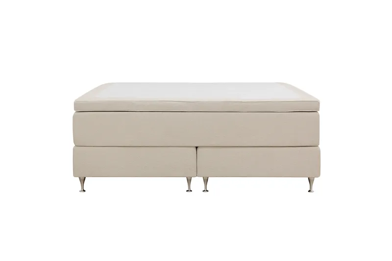 Hilton Premium Kontinentalsäng 180x200 cm - Ljusbeige Bouclé - Products - Möbler - Säng - Kontinentalsäng