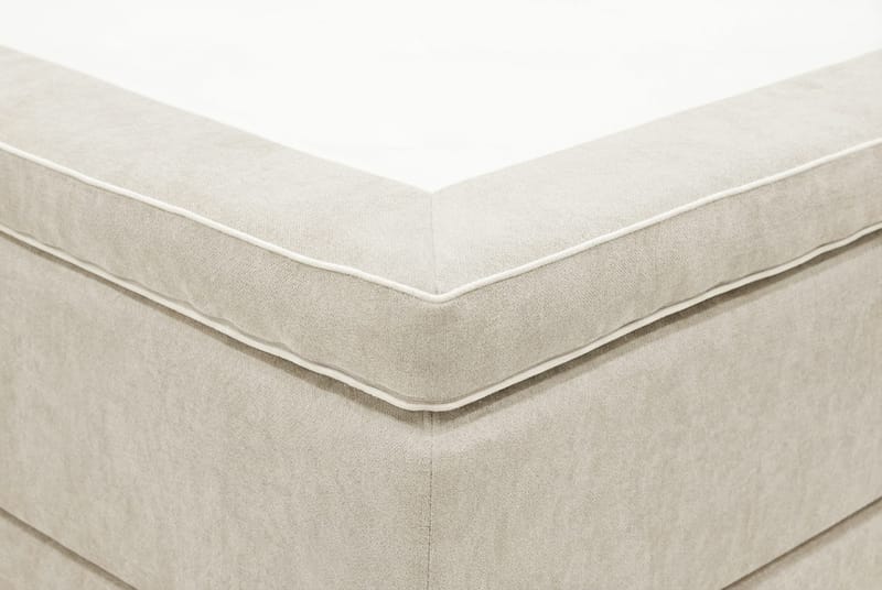 Hilton Premium Kontinentalsäng 160x200 cm, Beige Tyg