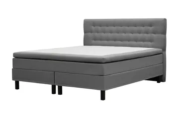HVILA Classic Komplett Sängpaket 180x200 cm Kontinentalsäng med diamant sänggavel - Grå - Products - Möbler - Säng - Kontinentalsäng