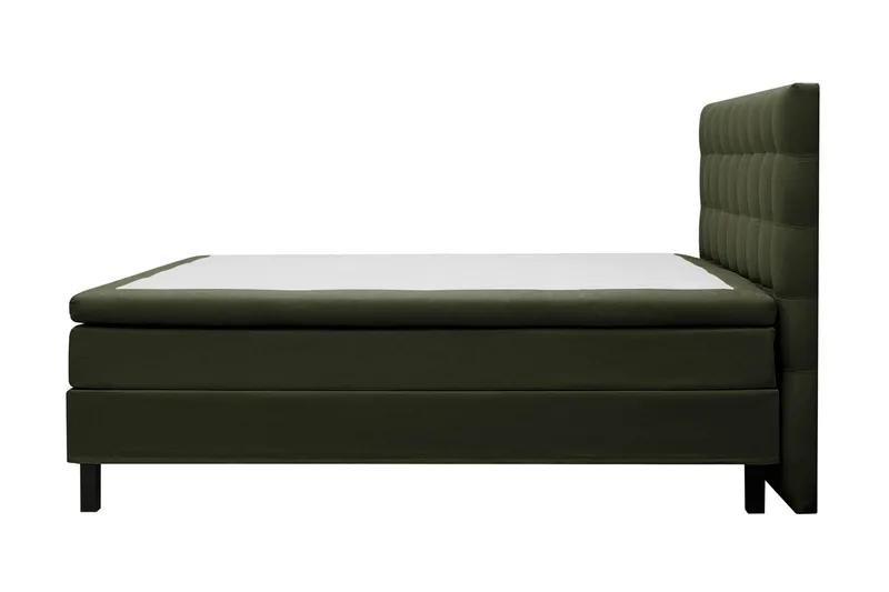 HVILA Classic Komplett Sängpaket 180x200 cm Kontinentalsäng med rutad sänggavel - Grön - Products - Möbler - Säng - Kontinentalsäng