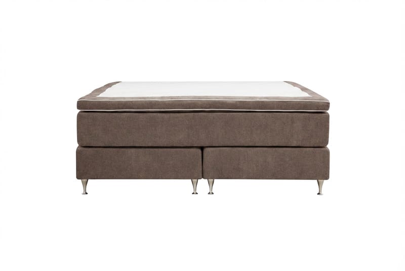 HVILA Premium Kontinentalsäng 180x200 cm - Brun Tyg - Products - Möbler - Säng - Kontinentalsäng