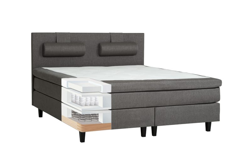 James Kontinentalsäng 180x200 - Ljusgr å - Products - Möbler - Säng - Kontinentalsäng