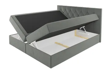 Jitendera Sängpaket Kontinentalsäng 200x200 cm med Förvaring - Gul - Products - Möbler - Säng - Komplett sängpaket
