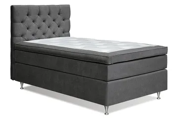 Joluma Kontinentalsäng Fast 105x200 cm - (+Fler val) 105x200 cm Mörkgrå - Products - Möbler - Säng - Kontinentalsäng
