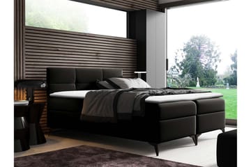 Leckersbo Komplett Sängpaket Kontinentalsäng med förvaring 120x200 cm - Svart - Products - Möbler - Säng - Komplett sängpaket