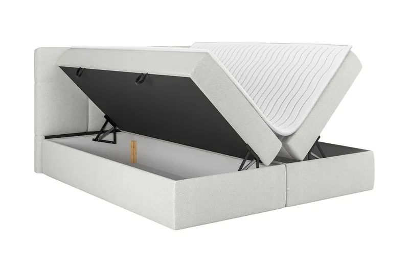 Leckersbo Komplett Sängpaket Kontinentalsäng med förvaring 140x200 cm - Vit - Products - Möbler - Säng - Komplett sängpaket