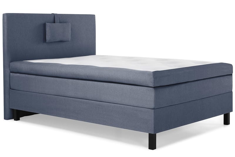 Lucky Komplett Sängpaket 120x200 Memory Slät Sänggavel  N - Nackkudde Liten Mörkblå - Products - Möbler - Säng - Enkelsäng