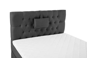 Lucky Komplett Sängpaket 120x200 Skum Diamant - Nackkudde Liten Svart/Grå - Products - Möbler - Säng - Enkelsäng