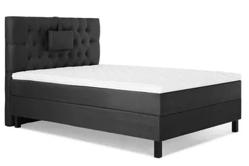 Lucky Komplett Sängpaket 120x200 Skum Diamant - Nackkudde Liten Svart/Grå - Products - Möbler - Säng - Enkelsäng