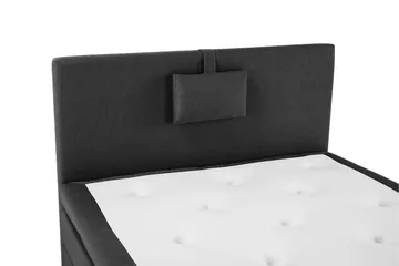 Lucky Komplett Sängpaket 120x200 Polyeter Slät - Nackkudde Liten Svart/Grå - Products - Möbler - Säng - Enkelsäng