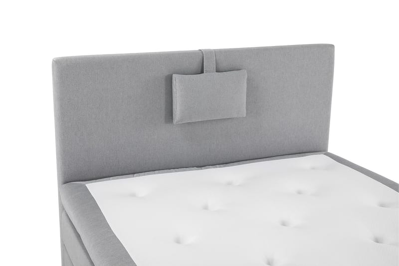 Lucky Komplett Sängpaket 120x200 Polyeter Slät - Nackkudde Liten Mellangrå - Products - Möbler - Säng - Enkelsäng