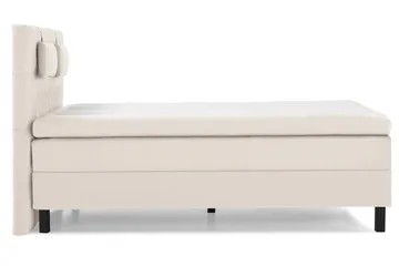 Lucky Komplett Sängpaket 140x200 Latex Diamant Sänggavel - Nackkudde Liten Beige - Products - Möbler - Säng - Kontinentalsäng