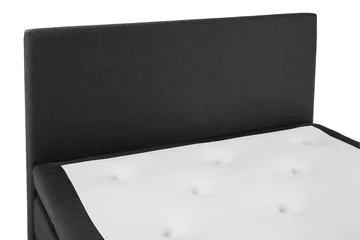 Lucky Komplett Sängpaket 140x200 Polyeter Slät - Svart/Grå - Products - Möbler - Säng - Kontinentalsäng