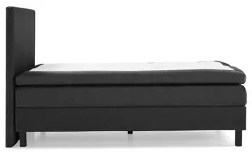 Lucky Komplett Sängpaket 140x200 Polyeter Slät - Svart/Grå - Products - Möbler - Säng - Kontinentalsäng