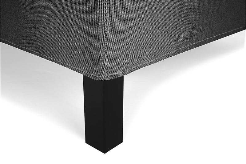 Lucky Komplett Sängpaket 140x200 Polyeter Slät - Svart/Grå - Products - Möbler - Säng - Kontinentalsäng