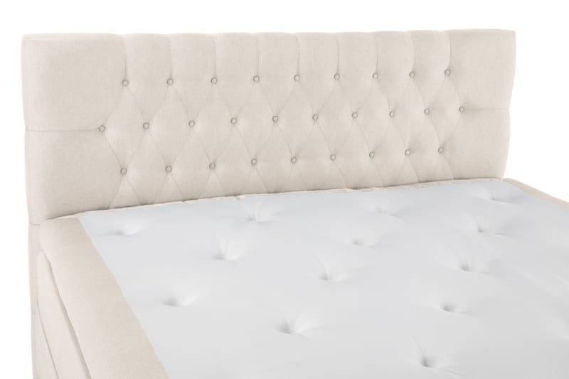Lucky Komplett Sängpaket 160x200 Memory Diamant Sänggavel - Beige - Products - Möbler - Säng - Komplett sängpaket