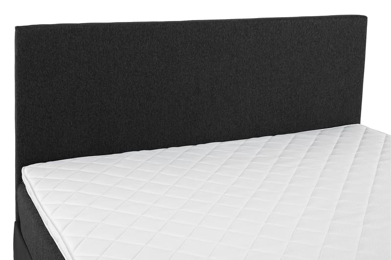 Lucky Komplett Sängpaket 160x200 Skum Slät - Svart/Grå/PU - Products - Möbler - Säng - Kontinentalsäng