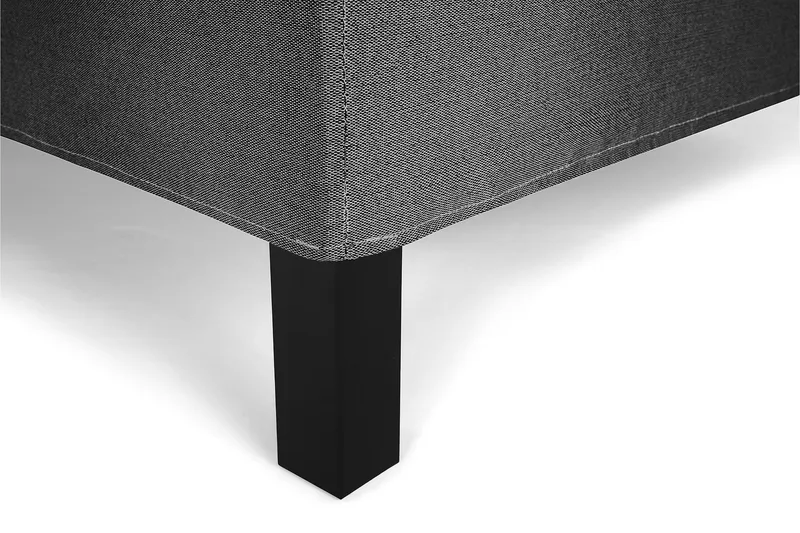 Lucky Komplett Sängpaket 180x200 Memory Diamant Sänggavel - Nackkudde Liten Svart/Grå - Products - Möbler - Säng - Kontinentalsäng