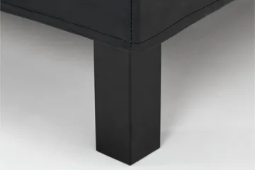 Lucky Komplett Sängpaket 180x200 Memory Slät - Nackkudde Stor Svart/Grå/PU - Products - Möbler - Säng - Kontinentalsäng