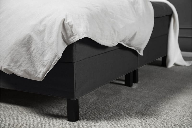 Lucky Komplett Sängpaket 180x200 Skum Diamant - Nackkudde Liten Svart/Grå - Products - Möbler - Säng - Kontinentalsäng