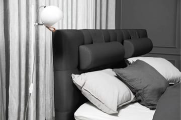 Lucky Komplett Sängpaket 180x200 Skum Diamant - Nackkudde Liten Svart/Grå - Products - Möbler - Säng - Kontinentalsäng
