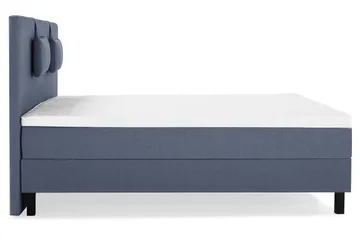 Lucky Komplett Sängpaket 180x200 Skum Slät Sänggavel - Nackkudde Liten Mörkblå - Products - Möbler - Säng - Kontinentalsäng